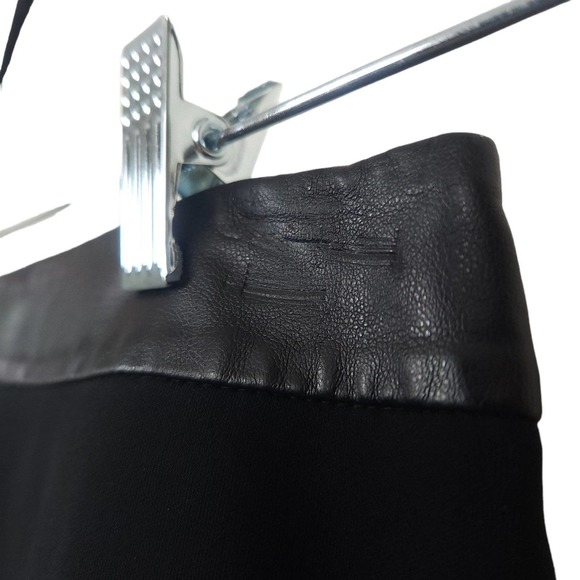 Ann Taylor Faux Leather-Trim Scuba Skater Mini Skirt - Picture 6 of 6
